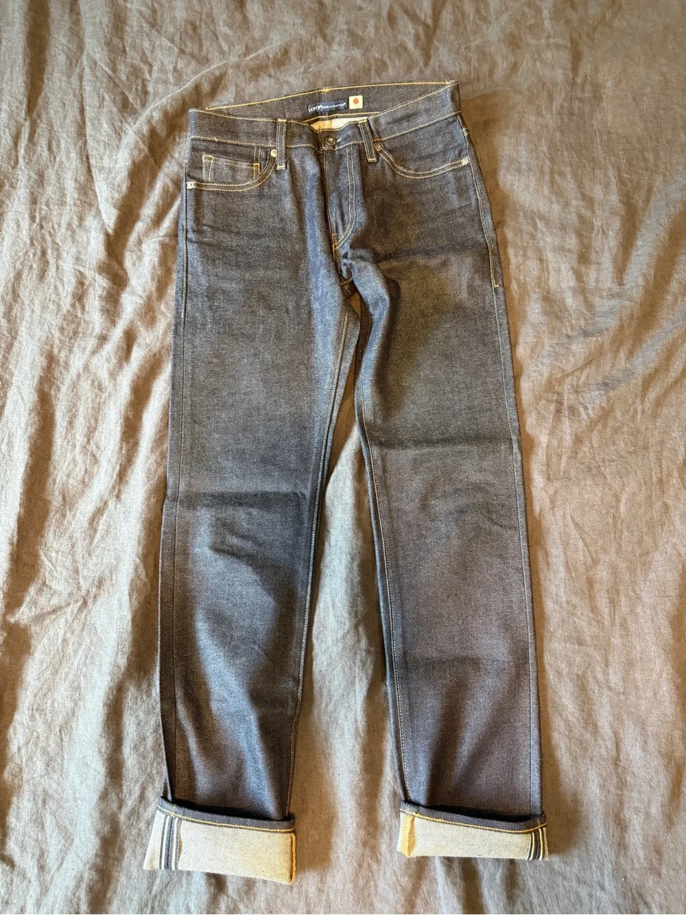 Levi’s 511™ Slim Fit Japanese Selvedge Men's Jeans, Size 29/32, Crisp Dark Wash